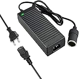 OBEST Netzgleichrichter Spannungswandler Konverter Netzadapter 110-230 Volt auf 12 Volt/ 10 A (120W) KFZ Zigarettenanzünder Wechselrichter AC/DC Adapter für Kühlboxen LED Lampen V