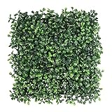 BCTDSWZ Grasfliesen quadratisch Rasenfalle vierschichtige Mailänder Gras Matte Fake Rasen für Patio Balkon Gartenboden im Freien Dekor (400 Dichte50 * 50 cm),12p