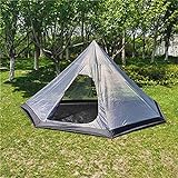 Outdoor Zelt Moskitonetz Inner Mesh Schutz gegen Insekten für Tipi Zelt Camping Backpacking Wandern Bergsteigen Beheizter Unterstand Einfache Einrichtung (Moskitonetz für 1-2 Personen)