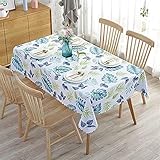 ROMDEANK Wachstuch Wachstischdecke Tischdecke Gartentischdecke Abwaschbar PVC Plastik-Tischdecken mit Fleckschutz Wasserabweisend Abwischbar für Küche Outdoor 120CM X 160CM