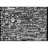 Doppelganger33 LTD World Car Logo Badges Garage Sign Wand Kunst Multi Panel Poster drucken 47x33 Z