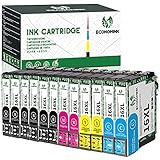 Economink Kompatible Tintenpatrone als Ersatz für Epson 16 XL 16XL (6 Schwarz, 2 Cyan, 2 Magenta, 2 Gelb, 10er-Pack) für Workforce WF-2750DWF WF-2630WF WF-2010W WF-2660DWF WF-2760dwf WF-2540wf Druck