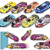 FORMIZON Stunt Spielzeugauto, Stunt Toy Car, Legierung Zurückziehen Katapult Auto 360 Grad Flip, Mini Jumping Stunt Spielzeugauto, 360° Flip Car Toy, Katapult Auto Spielzeug Geschenk für Jungen (8pcs)