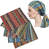 Fat Quarters Baumwollstoff, Patchworkstoff, Ethno-Muster, Stoffquadrate Bündel, vorgeschnittene Stoffpakete, bedruckte Stoffbündel, zum Nähen, Basteln, 5 Stück