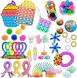 TIK Tok Fidget-Spielzeug-Set, sensorisches Fidget-Spielzeug, Push-Bubble-Pop-Spielzeug, Stressabbau, Angstabbau, Spielzeug-Set für Kinder, Erwachsene, Angst,