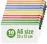 10 Stück A6 Zipper Tasche für Datei Papier Dokumente Kosmetika und Reiseutensilien Quittungen Ladekabel - Dokumententasche Reißverschluss A6 - Zip Mesh Pouch - Plastikbeutel mit Reiß