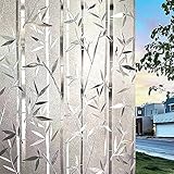 Selbstklebende elektrostatische Sichtschutz-Fensterfolie, Anti-Ultraviolett-Sonnenschutzglas-Aufkleber, geeignet für Zuhause und Büro C 40x100