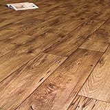 PVC Bodenbelag Holz Rustikal Dunkel (Breite: 300 cm x Länge: 500 cm)