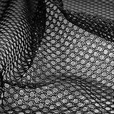 www.aktivstoffe.de Insektenschutz - Fliegengitter - Schutznetze - Baldachin - Mückenschutz - Stoff - Meterware - 100% Polyester (Schwarz)