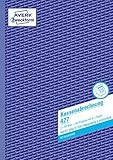 AVERY Zweckform 427 Kassenabrechnung (A4, mit MwSt.-Spalte, von Rechtsexperten geprüft, für Deutschland und Österreich zur ordnungsgemäßen, kostengünstigen Buchführung, 2x50 Blatt) weiß/gelb