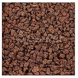 Lavastein Lava Kies Granu Grill Filtermaterial Garten Aquarium Mulch Vulkanstein Rot 20 L 8-16