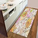 Moderne Eingangsmatte für die Küche, Heimtextilien-Teppich, rutschfeste Bodenmatte für das Badezimmer, Flurbalkon-Teppich NO.6 40X60