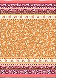 Bassetti Jacquard Plaid Como | O1 Orange - 140 x 190