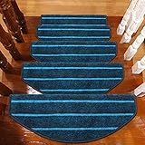 Lounayy Bbye Haushalt Extra Dicken Anti Rutsch Teppich Matten Geeignet Style Massivholz Selbstklebende Treppenstufen Pads (Farbe 1 Piece Größe A 65 * 24Cm)