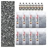Isolbau Steinteppich SET Marmorkies 200kg + Bindemittel bis 20m² Carnico 1/4mm Epoxidharz, Terassenboden, Natursteinboden Marmorkies Bodenbelag, Steinboden Bodenbeschichtung, Marmorstein, Innen Auß