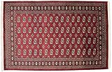 Pakistan Buchara 240x157 Handgeknüpft Teppich 160x240 Rot O