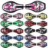 FunTomia Waveboard Original Mach1 Kugellager inkl. Tasche (Verschiedene Farbdesigns) (Pink/Army)