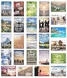 Edition Seidel Set 25 Postkarten Leben & Momente mit Sprüchen - Karten mit Spruch - Geschenk - Dekoidee, Liebe, Freundschaft, Leben, Motivation, Geburtstagskarten Bilder B