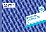 Avery Zweckform 740 Reisekostenabrechnung (A5 quer, mit 1 Blatt Blaupapier, 50 Blatt) weiß (5 Stück, Reisekostenabrechnung | A5 quer)