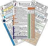 Beatmungs-Karten-Set - professional 2016 (7er-Set) - Medizinische Taschen-Karte: Bestehend aus: Beatmung - Beatmungsformen, Indikationen, ... Säure-Basen & Elektroly
