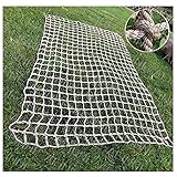 ZHJQTIE Kinder Outdoor-Kletternetze, Kinderfallschutznetz Kindergartendekorationsnetz Anti-Katzennetz Geländernetz Hanfseilnetz Treppen, Balkon Fallen Schutznetze(Size:1x3m(3x10ft))