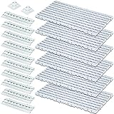 18-teiliges Set, 2,3 m² Bodenrost, weiß, aus strapazierfähigem, lebensmittelechten PE-HD
