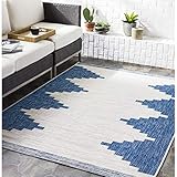Artistic Weavers Esperanza Moderner Teppich für den Außenbereich, quadratisch, 180 cm, Hellb