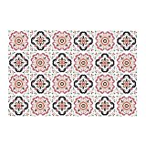 Coloray: Aufkleber Küchen Wandfliesen 10x10cm Set mit 24 Stück Fließen Klebefolie für Fliesen Selbstklebende Für Bad Küche Wandaufkleber - Helle Dek