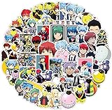 50St. Ansatsu Kyoushitsu Assassination Classroom Aufkleber, japanische Cartoon Anime Vinyl Aufkleber Stickers für Laptop, Wasserflasche, Auto, Skateboard, Gitarre, H