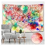 BFFDD. Indian Mandala Tapestry Wand Hängen Sandstrand Wurf Rug Decke Camping Zelt Reise Matratze Böhmische Schlafkissen-Wandteppiche (Color : Army Green, Size : 150x100cm)