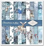 ITD Collection - Scrapbooking-Paket 12x12 inches, Scrapbooking Papier, Dekorpapier, Decoupage, Kartenherstellung, Papiergröße - 310 x 320 mm (SLS019)