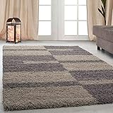 Ayyildiz Teppich Gala Shaggy 100% PP Shaggy 2505Taupe 30mm 2100 gr Größe 280cm x 370