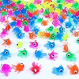 German Trendseller® - 24 x Ultra Stretchy - Neon Fische - für Kinder ┃ NEU ┃ Kindergeburtstag ┃ Mitgebsel ┃ Findet Glubschy Fische ┃ 24 Stück