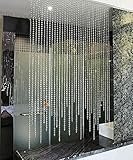 WUFENG Vorhang Sommer-Zimmer Tür Fenster Perlenvorhang Türvorhang Fadenvorhang Fadenstore Raumteiler Kreatives Perlen Quaste Design Vorhänge Anti-Moskitos Vorhänge Vorhänge (größe : 160 * 150cm)