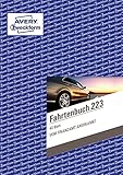8er Sparbundle Avery Zweckform 223 Fahrtenbuch für PKW (A5, 40 Blatt) weiß