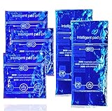 5er blau Set Kühlpad Kühlpack Kühlkompresse Warmkompresse - Kaltkompresse - Kompresse Gelkissen - Cool pads Gel pads - kalt & Warm Kühlpack & Kühlakk