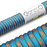 Ganzoo Paracord 550 Seil für Armband, Leine, Halsband, Nylon-Seil 30 Meter, M