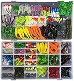 CHAWHO Kunstköder Set - 301 Stück Fischköder Set mit Hakenzubehör-Set, Angelköder Set #050