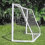 SEEDFORCE Fußballtore 244 x 155cm, Training Fußballnetz für Garten, Innen, Hinterhof, Strand bei jedem Wetter, Tor Stadion Übungstore für Kinder und Erwachsene, schnell Montag