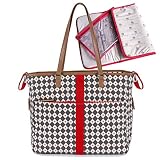 Pink Lining Henrietta Tote Diamanten und Herzen Wick