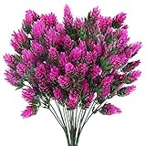 ZLXIONG Künstliche Blumen, 35 Köpfe, Tannenzapfen, Kunstgras, UV-beständig, für den Außenbereich, Kunststoff, Blumenstrauß für Zuhause, Küche, Büro, Hochzeit, Garten, Dekoration, R