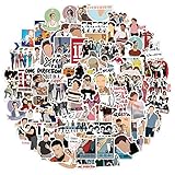 RGBEE One Direction Sticker 100 Stücke, Wasserfeste Vinyl Sticker Set für Laptop, Koffer, Helm, Motorrad, Skateboard, Snowboard, Auto, Fahrrad, Computer, Graffiti Aufkleber D