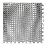 LIAWEI Weiche Eva-schaumstoffmatte Für Kinder, Puzzle-ziegel, Spielmatte, Fitness-matte, Puzzle-brett, Tragbar, Faltbar, Für Fitnessstudio, Babyspielplatz, Training, Yoga, Pilates (30 X 30 Cm)
