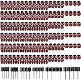 SIQUK 384 Stück Schleifhülse Satz Einschließlich 360 Stück teilig Schleifen Bands and 24 Stück Schleifwalze for Dremel Drehwerkzeug