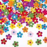 150 Stück Filz Blume DIY, Selbstklebende Filz Blumen, Stoff Blümchen Deko, Filz Blumen Stoff, Blumen Filz Deko, DIY Blume Stoff, für DIY Craft Filz Craft Dek