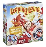 Hasbro Looping Louie Kinderspiel, lustiges 3D Spiel, Partyspiel für Kindergeburtstage, unterhaltsames Gesellschafts- & Familienspiel, für Kinder & Erwachsene, 2-4 Spieler, ab 4 J