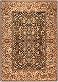 Wollteppich | Hetman | 100% Wolle | Grün | Natürlich | Allergiefrei | Orientalisch | Verschiedene Größen | Wohnzimmer | Esszimmer | Schlafzimmer | Vintage | Rechteckig (100 x 180 cm)