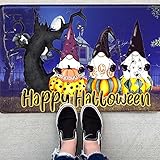Mengove Halloween Welcome Home Front Dekoration Kürbis Hexe Teppich Badezimmer rutschfeste Matte Veranda Schlafzimmer Küche Flur Fußmatte rutschfeste Unterseite Indoor Outdoor Tepp
