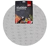 2 Stück culinario Grillmatte, antihaftbeschichtet, zuschneidbar, rund Ø 52 cm, als Backpapier Ersatz verwendb