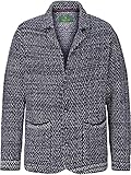 Charles Colby Herren Stricksakko Treva (Freizeit-Sakko, Herren-Blazer) dunkelblau 4XL (XXXXL) - 68/70